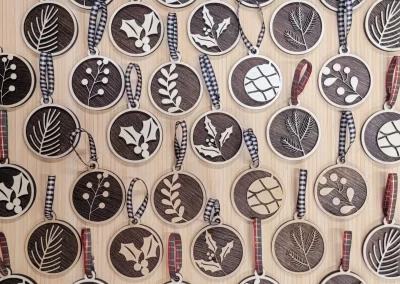 Two-ply nature ornaments (6 styles)