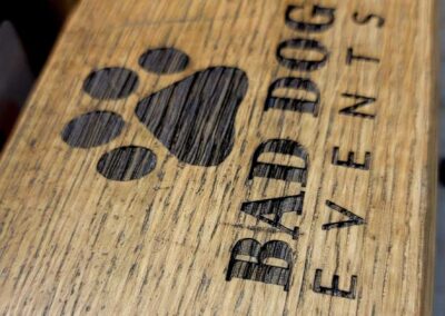 Bad Dog tasting staves