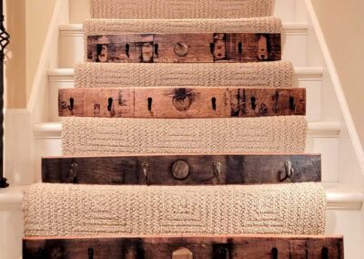 Bunghole stave coat racks display