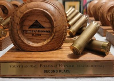 Folds of Honor Clay Shoot trophy