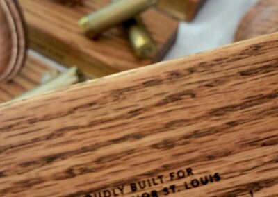 Folds of Honor Clay Shoot trophies