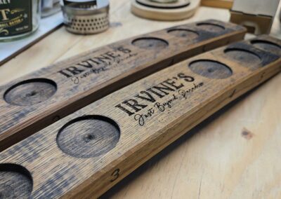 Irvine's Just Beyond Paradise tasting staves