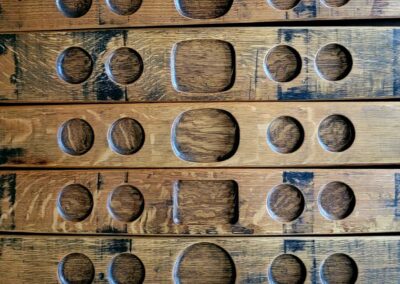 Barrel stave minibar blanks