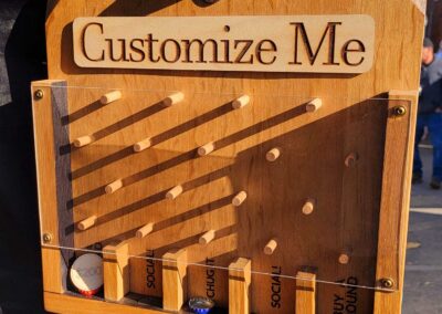 Barrel head Plinko, or Drinko